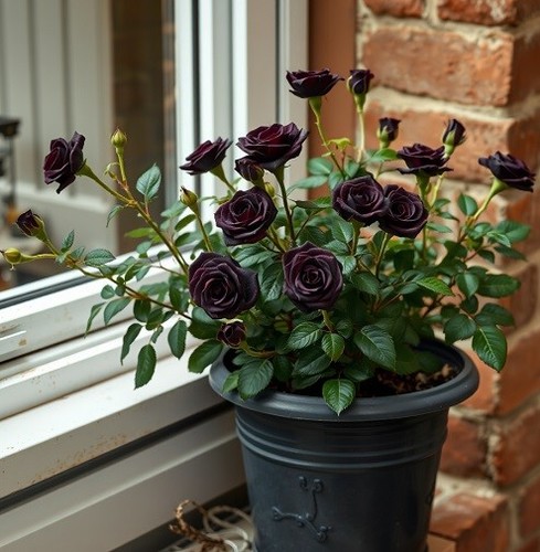 Schwarze rose pflanzen - schwarze,